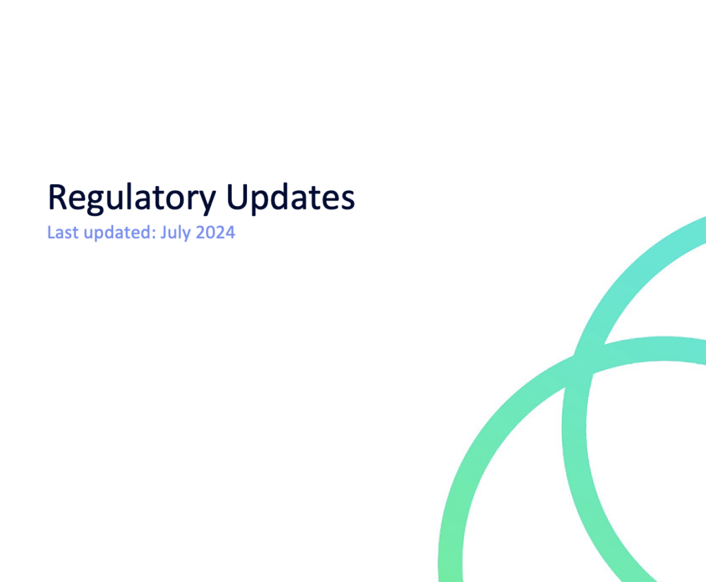 July Regulatory Updates