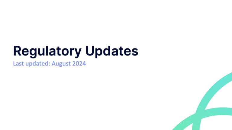 Regulatory Updates August 2024