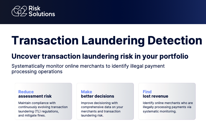 Transaction Laundering Detection