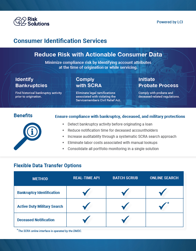 Consumer Identification Services
