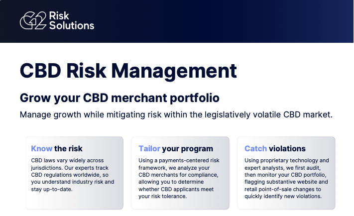 CBD Risk Management